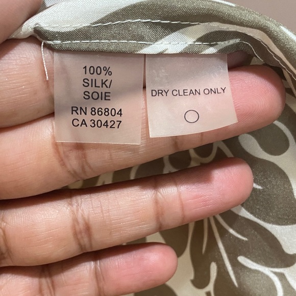 Magaschoni Silver Embellished 3/4 Sleeve Blouse - Picture 5 of 7